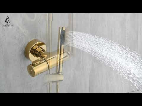 Takduschset Bathlife Svalla med Badkarsblandare