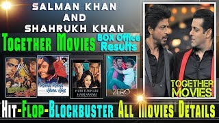 Salman Khan and Shahrukh Khan Together Movies | Salman Khan and Shahrukh Khan Hit and Flop Movies.