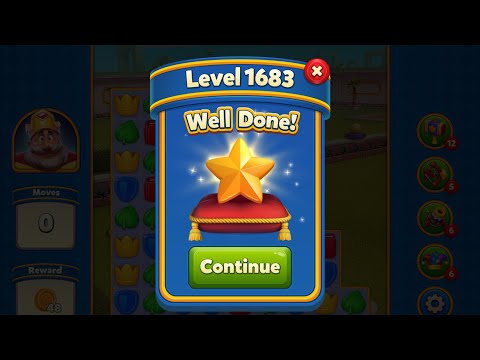 Royal Match - King Robert - Level 1683