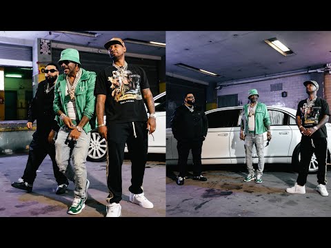 Jim Jones " We Set The Trends " remix ft DJ Khaled, Juelz Santana & Lil Wayne behind the scenes