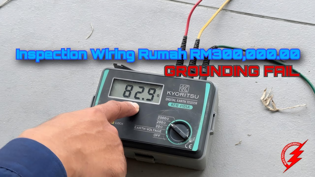 PAKAR ELEKTRIK : Inspection Wiring Rumah RM300,000.00 | FAIL
