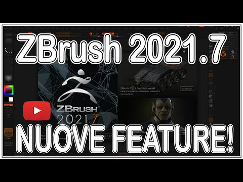ZBrush 2021.7 - Le nuove feature!