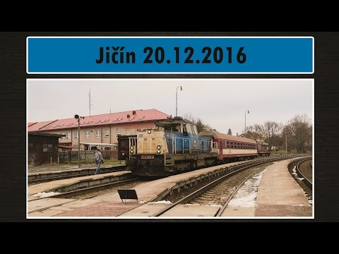 Vlaky Jičín 20.12.2016
