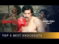 Top 5 Best Knockouts Of Sarpatta Kabilan | Arya | Sarpatta Parambarai | Amazon Prime Video