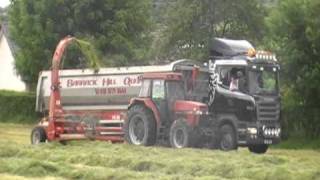 Silage time in Galbally, Co.Tyrone 40 foot Part II