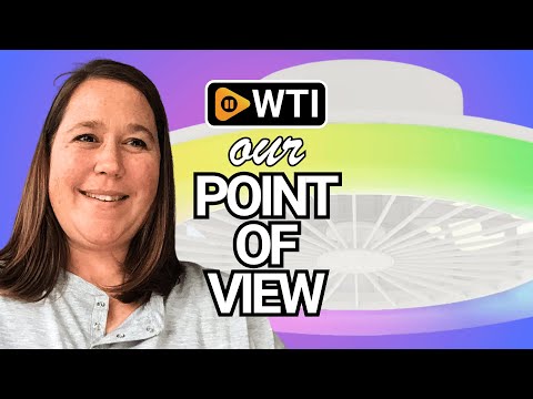 Modern LED Ceiling Light with Fan - WTI product video review