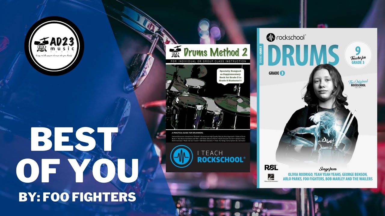 Best Of You | Rockschool Drums Grade 3 2024