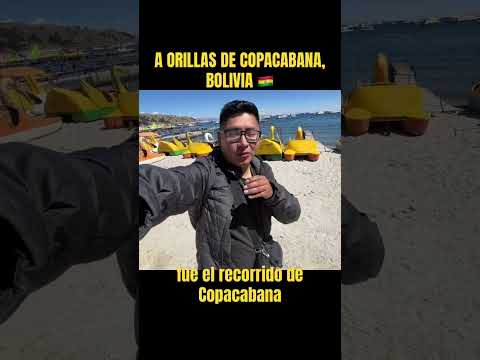 A ORILLAS DE COPACABANA, BOLIVIA 🇧🇴 #bolivia #lapaz #copacabana