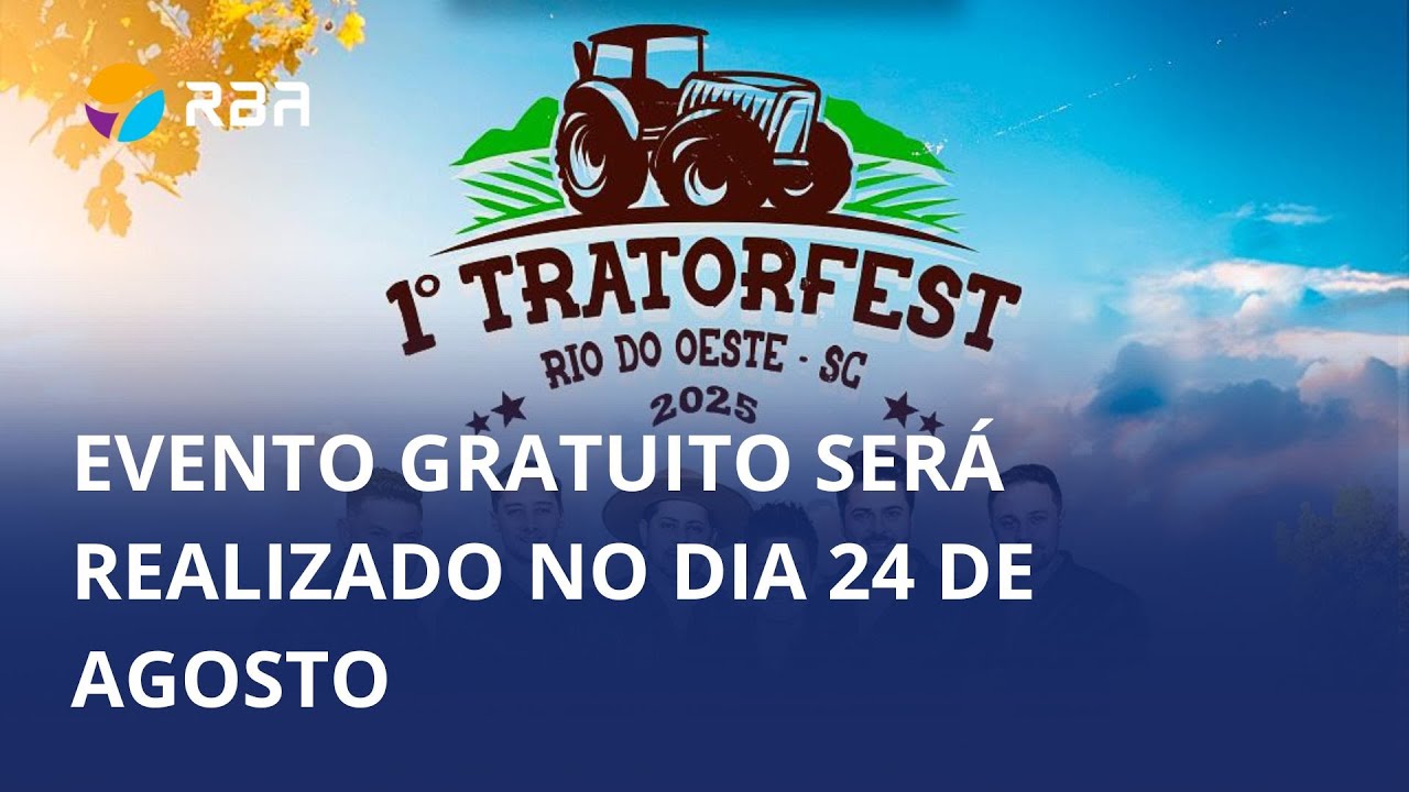 1º TratorFest chega a Rio do Oeste para celebrar o agro