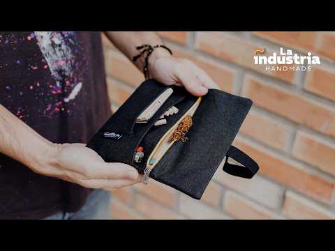 Handmade Rolling Tobacco Pouch | Compact & Stylish with Zippered Storage