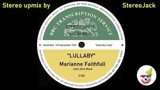 Marianne Faithfull - "Lullaby" [BBC]  [STEREO]