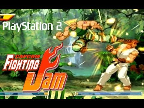 Capcom Fighting Jam playthrough (PS2) (1CC)