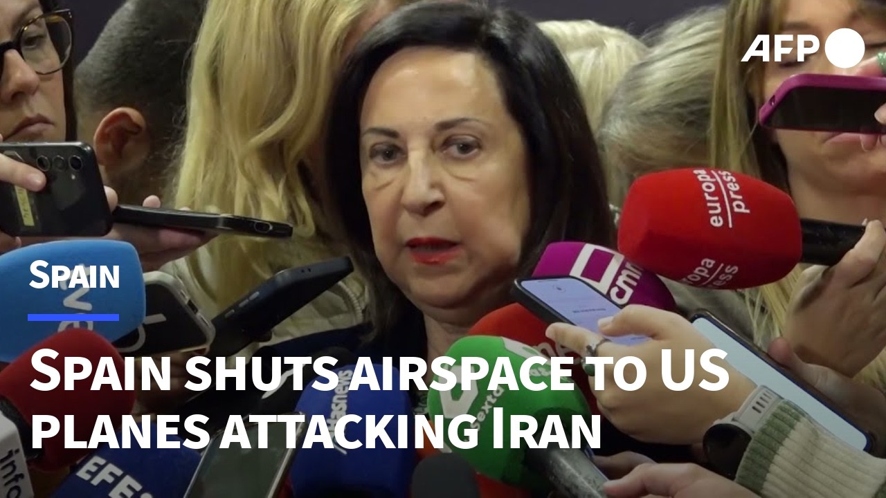 Video | Spain shuts airspace for US planes involved in Iran war | AFP