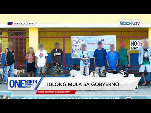 One North Central Luzon: 10 drug reformists sa Sinait, Ilocos Sur, nabigyan ng alagang kambing