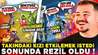 KIZI ETKİLEMEK İSTEDİ 😂 AMA MIYAVLAYARAK REZİL OLDU! 🐱 TROLLEDİĞİMİZİ SONRADAN A