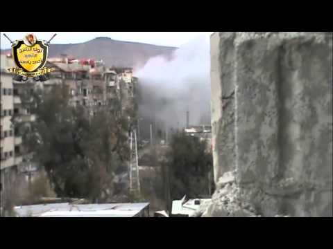 اشتباكات بين مقاتلي لواء الشهيد الشيخ أحمد ياسين وقوات النظام في مدينة داريا في ريف دمشق