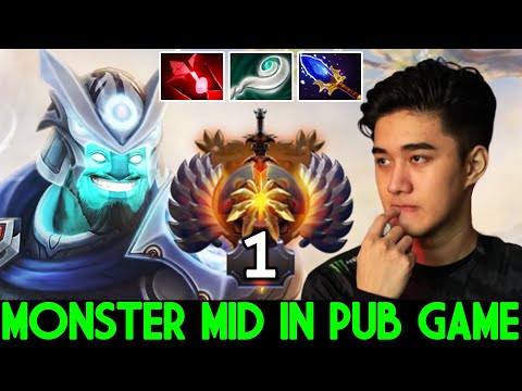 ABED [Storm Spirit] Pro Player in Pub Game are Monster Dota 2
