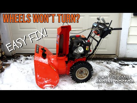 HOW-TO Replace A Friction Disc On Ariens Snowblowers - Make It Drive Again!  - Video
