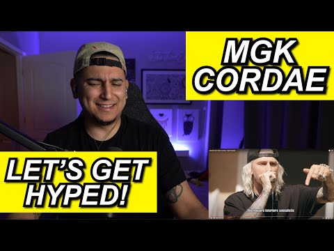 RAP MGK WARMING UP?? machine gun kelly x cordae 'the cypher' first reaction!!