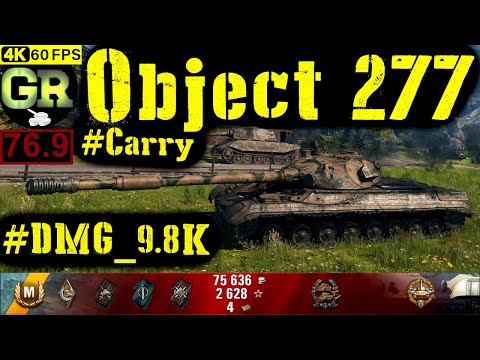 77_World of Tanks Object 277 WoT Replay - 5 Kills 9.8K DMG(Patch 1.4.0)