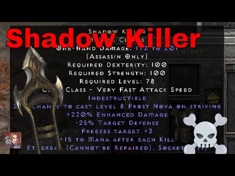 D2R Unique Items - Shadow Killer (Battle Cestus)