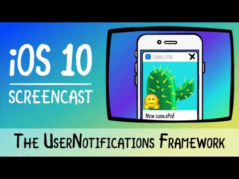 iOS 10 The UserNotifications Framework raywenderlich com