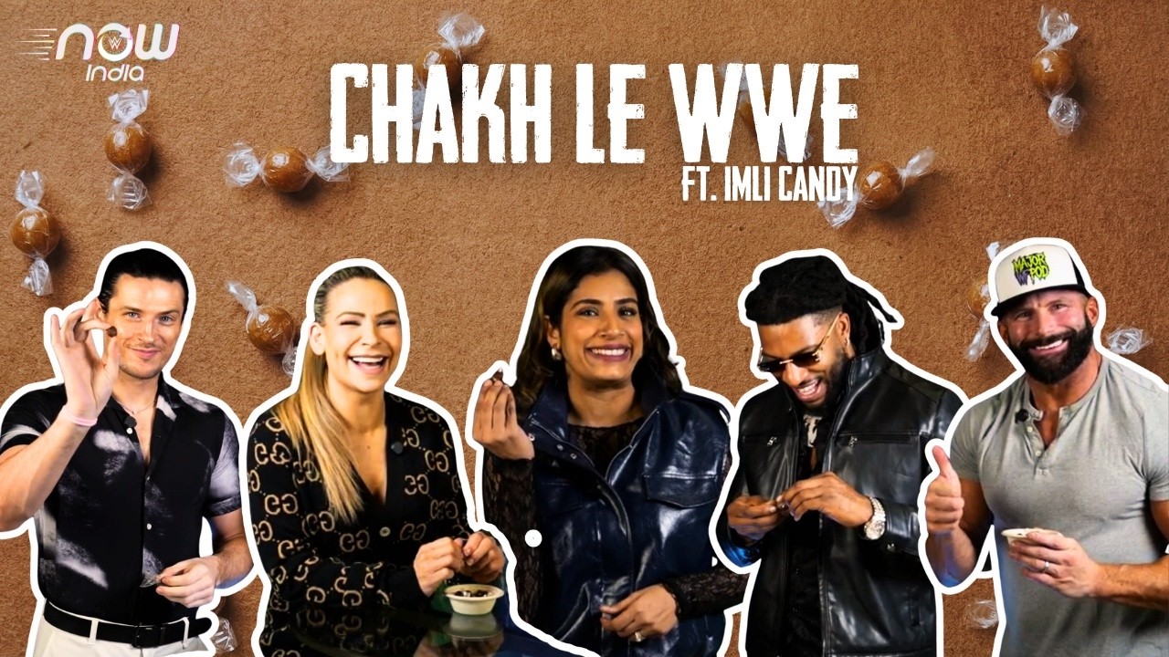 Priceless Reactions - WWE Superstars try Imli Candy for the first time: WWE Now India