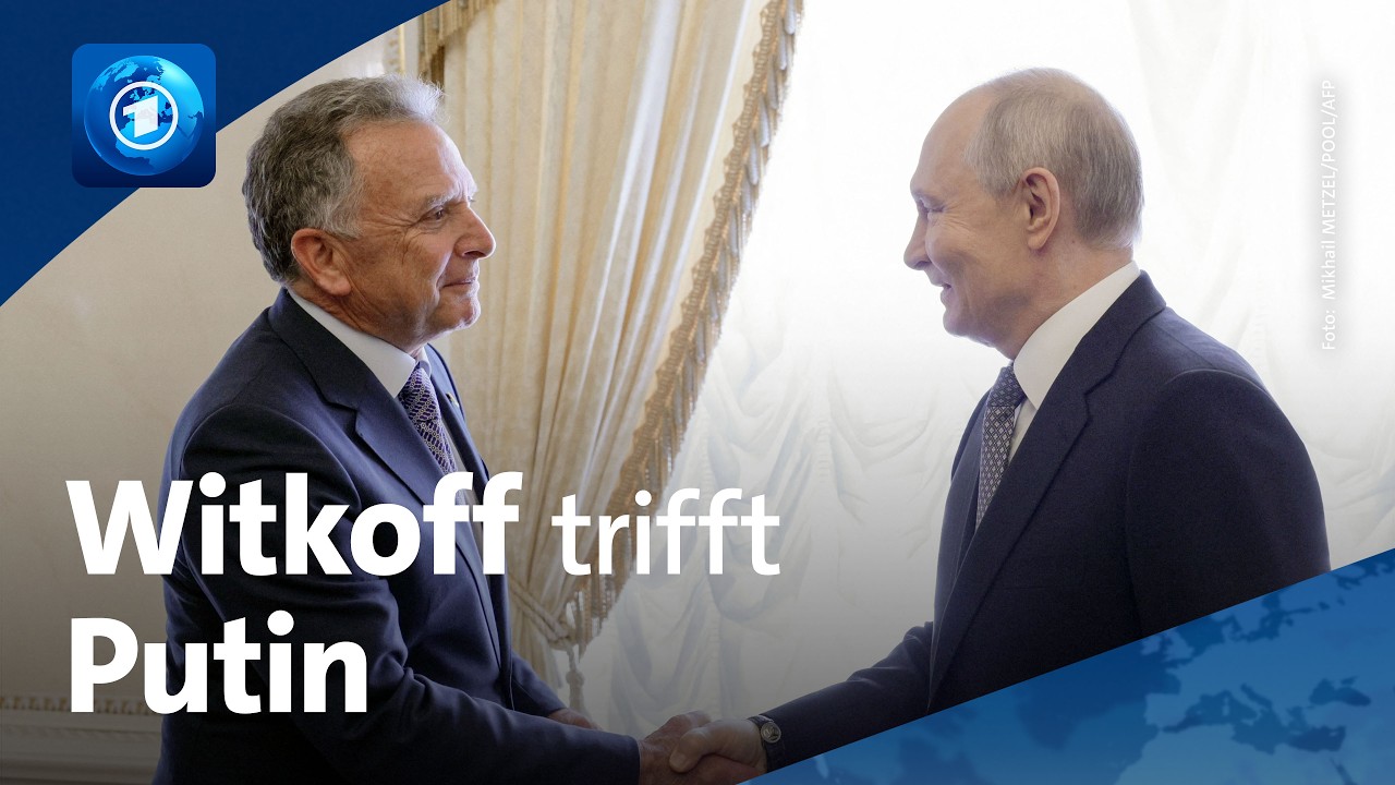 Putin stimmt neuen Gesprächen mit Ukraine und USA zu 🌍 tagesschau24 Top-Thema, 22.7.2026