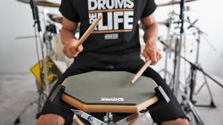 Video thumbnail for The BEST PAD for DRUMMERS! | Evans RealFeel Pad by Alejandro Sifuentes