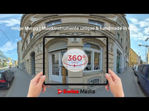 Helge Murgg  Musikinstrumente unique & handmade in Graz - 360 Virtual Tour Services