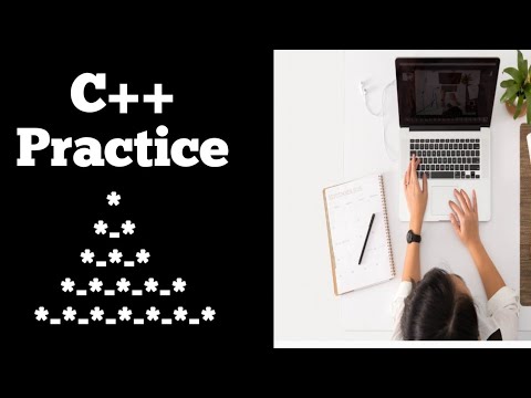 31 C Programming Questions Practice Star Pattern 7