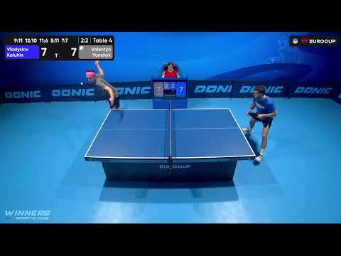 10:45 Vladyslav Kaluhin - Valentyn Yunchyk 28.07.2023 TT Euro.Cup Ukraine Star. TABLE 4