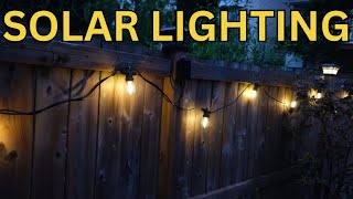 Backyard Solar Lighting