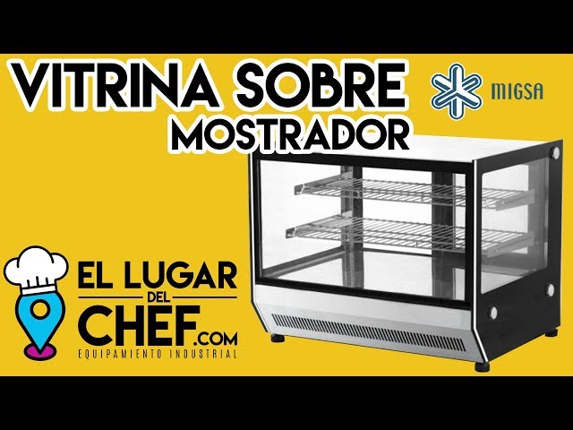 Vídeo relacionado con METRO Professional Mostrador Vitrina refrigeradora GHS1120, acero inoxidable/vidrio, 40 L, 5 espaciadores, plateado