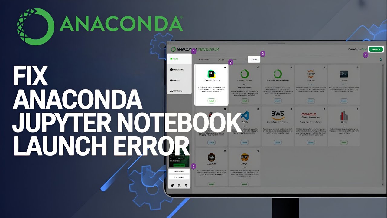 How to fix the Anaconda Jupyter Notebook launch error