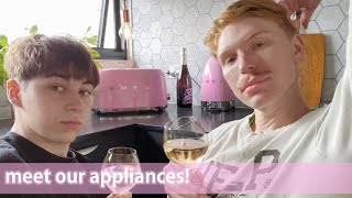 we spent $800 on a PINK TOASTER + KETTLE! (smeg unboxing)