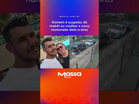 Homem é suspeito de matar ex-mulher e novo namorado dela a tiros
