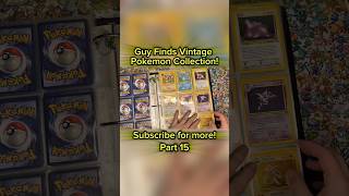 Guy Finds Vintage Pokemon Collection! #pokemon #pokemonchannel #pokemoncards #pokemontcg #cards