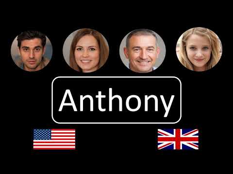 How to pronounce Anthony