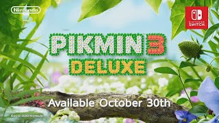 Pikmin 3 Deluxe – Announcement Trailer (Releasing October!)