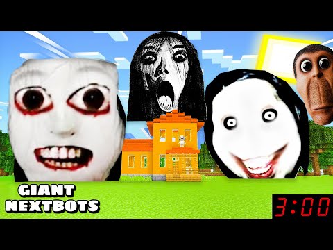 OBUNGA AND JEFF THE KILLER NEXTBOT IS CHASING US in Minecraft -  NEXTBOTS - Coffin Meme