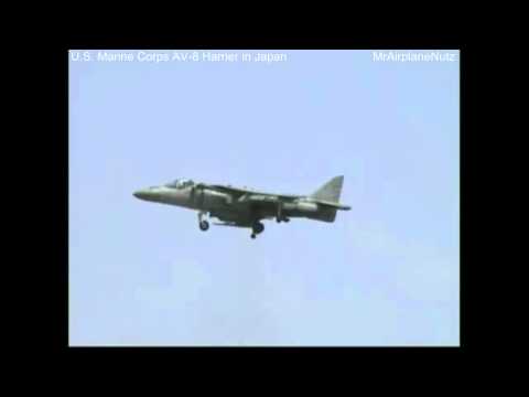 AV-8 Harrier USMC - Hover Display at a Japan Airshow