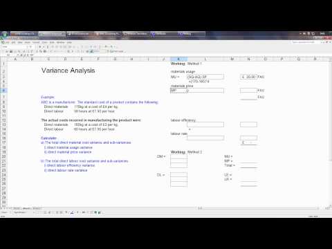 Learn Accounting Podcast | #23 Variance Analysis | Prof. Accounting