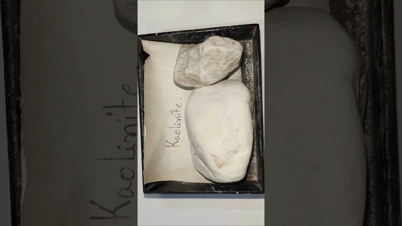 Kaolinite Mineral - The Versatile White Clay #shorts #earthdetective
