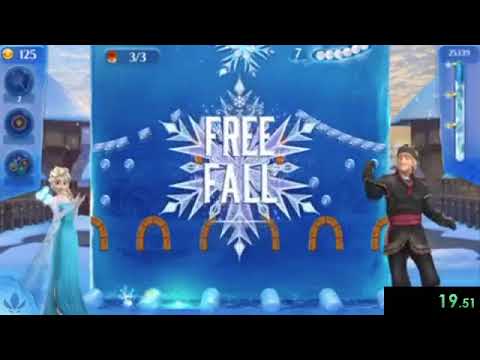 Frozen Free Fall: Icy Shot Level 7 Speedrun 24.41