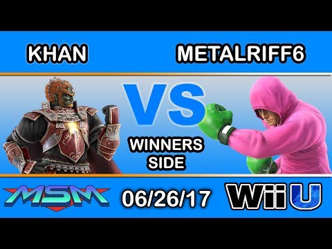 MSM 102 - tHB | Khan (Ganondorf) Vs. HP | Metalriff6 (Little Mac) Winners Side