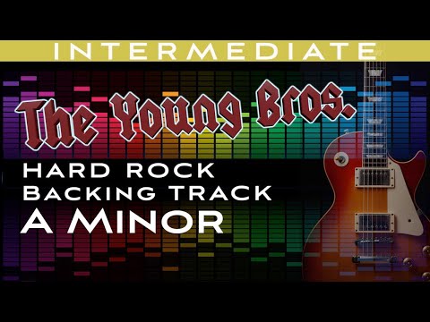 "The Young Bros." - Ac/Dc Angus Young Style Rock Guitar Backing Track Jam in A minor