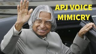 preview picture of video 'APJ Abdul Kalam Voice Mimicry'