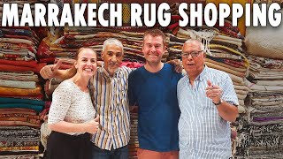 Marrakech - Shopping for Moroccan Rugs (& buying one!)