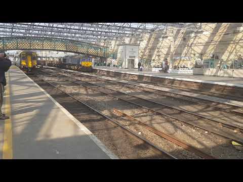 66431 passing with 674M with sand and ballast from Carlisle north yard to Crewe Basford Hall